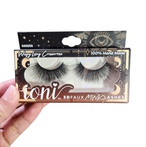 Ioni 3D Faux Mink Lashes Wispy Long Criss Cross Coven 686658 New
